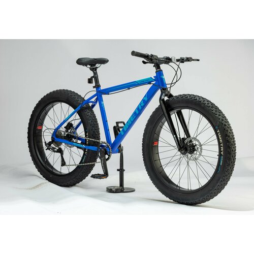 Велосипед фэтбайк Time Try ТT2199s 26 Гидравлические тормоза Алюминиевая рама 19 Взрослый Подростковый Унисекс синий 2850000₽