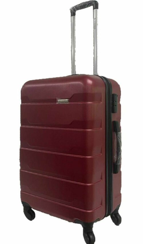 Умный чемодан 4 ROADS Ch0512, 91 л, размер L, красный