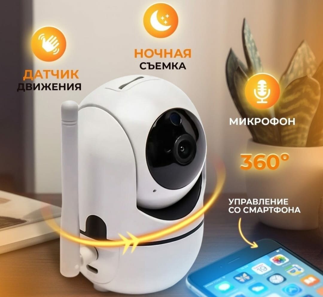 Камера видеонаблюдения и видеоняня для дома