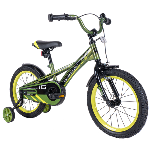 Детский велосипед TECH TEAM QUATTRO зеленый 12 NN002661 NN002661 832500₽