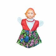 Кукла-перчатка Русский стиль Красная шапочка, текстиль, в пакете (52504)