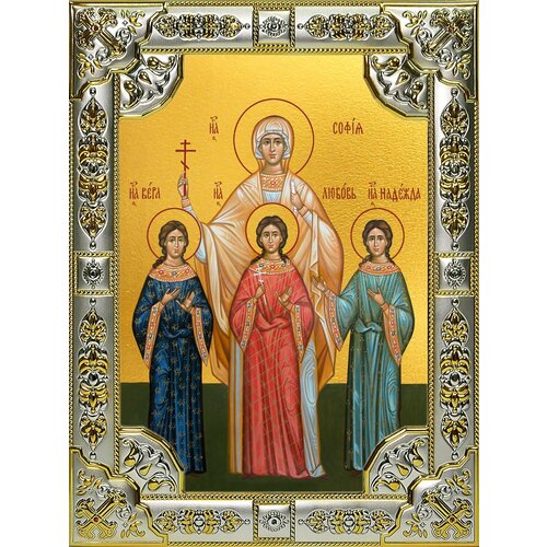 Икона Вера, Надежда, Любовь и их матерь София мученицы икона вера надежда любовь и матерь их софия