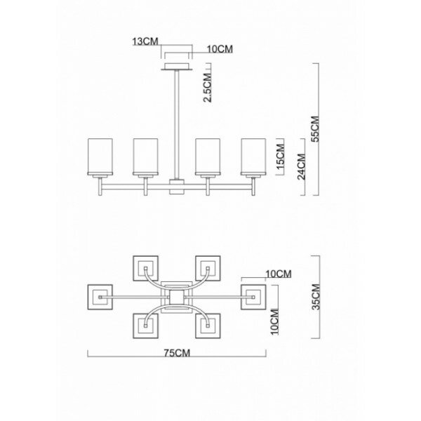 Люстра Divinare FAWARIS 4504/17 LM-6 - фото №6