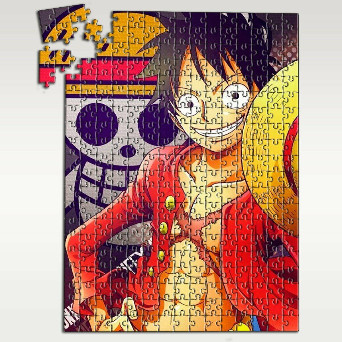 Пазл картонный 39,5х28 см, размер А3, 300 деталей, модель аниме Ван Пис One Piece - 8117 П