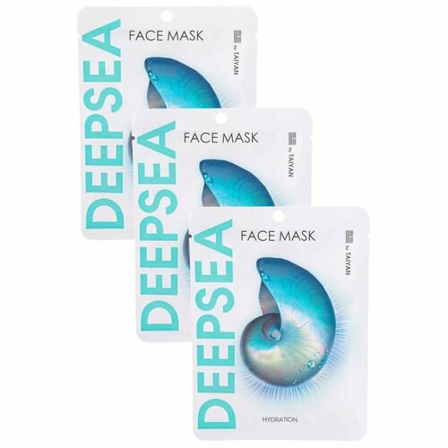 Тканевая маска для лица Deepsea Tai Yan, набор 3 шт по 30 гр