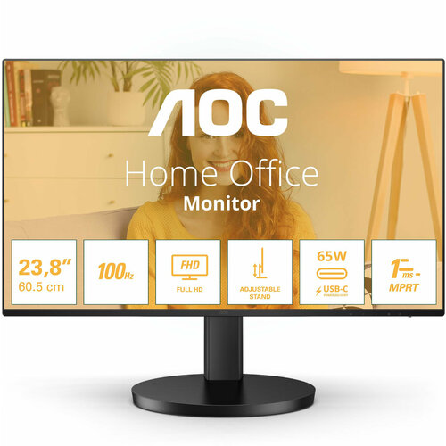 Монитор AOC 27 27B3CF2 черный IPS LED 4ms 169 HDMI матовая HAS Piv 13001 250cd 178гр178гр 1920x1080 100Hz FHD USB 56кг 2598300₽