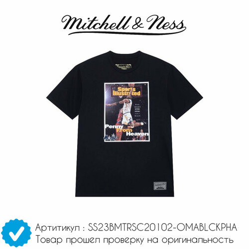 Футболка Mitchell & Ness Mitchell & Ness 9, размер XL, желтый, оранжевый, белый