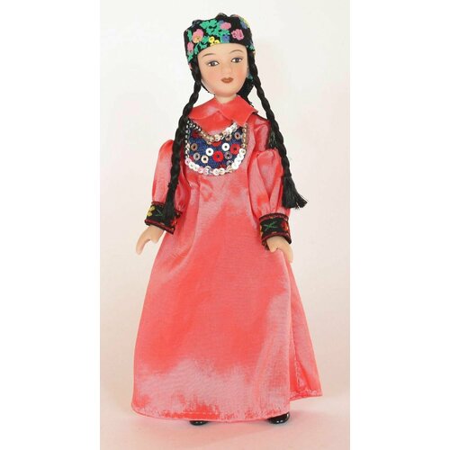 кукла коллекционная в девичьем летнем костюме Кукла коллекционная в хакасском летнем костюме