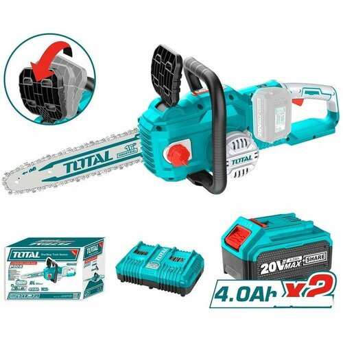 Пила Total TGSLI401682 с 2-мя АКБ 38090₽
