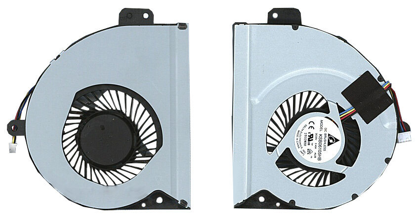 Вентилятор (кулер) для Asus K43SD (4-pin)