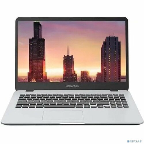 MAIBENBEN Ноутбук Maibenben M545 M5451SF0LSRE0 Silver 15.6 IPS Ryzen 5 4500U(2.3GHz)/16GB/512GB SSD/Linux