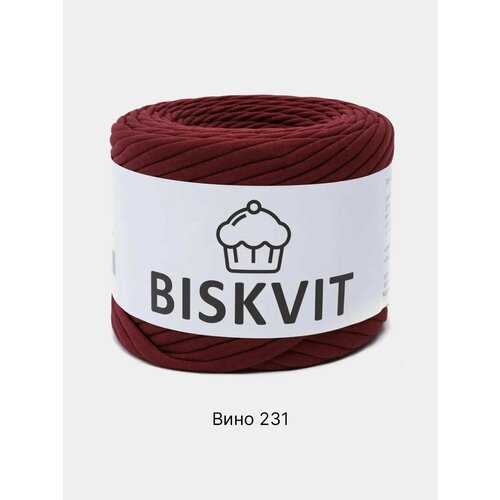 Пряжа Трикотажная Biskvit , Цвет Багровый