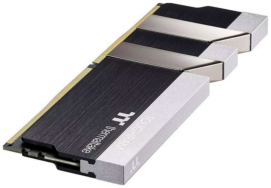 Модуль памяти DDR4 16GB (2*8GB) Thermaltake TOUGHRAM Black PC4-32000 4000MHz CL19 радиатор 288pin 1.35V - фото №7