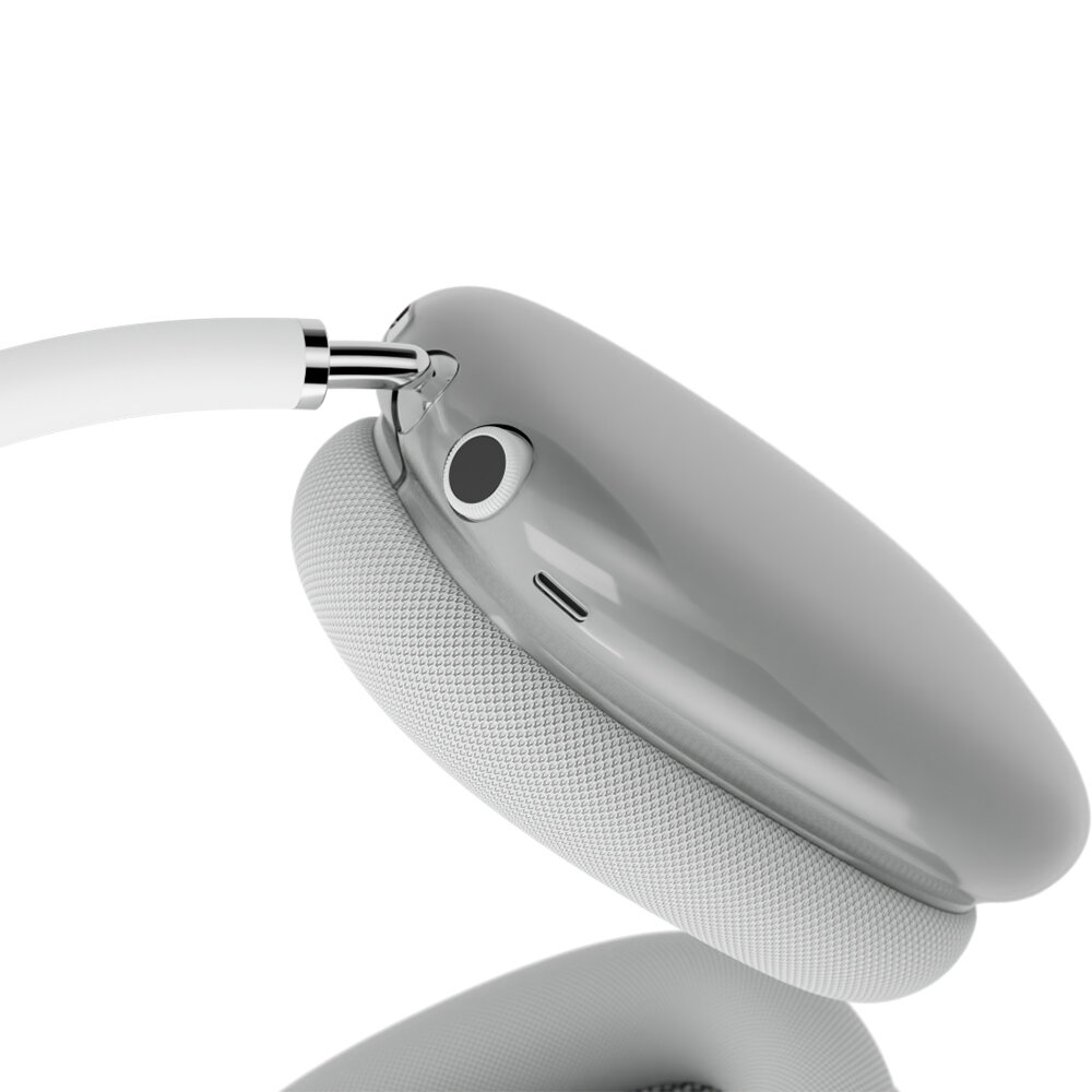 Чехол для наушников Apple AirPods Max cиликоновые, прозрачные накладки