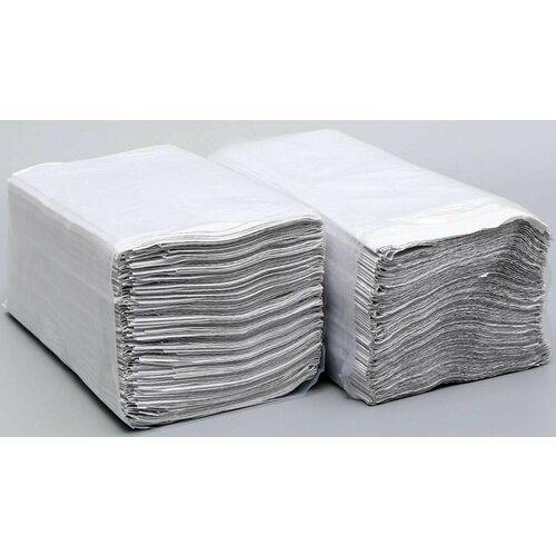 Полотенца бумажные V-сложения 23х20 см 35 гм2 200 шт серые 20 шт 4833₽