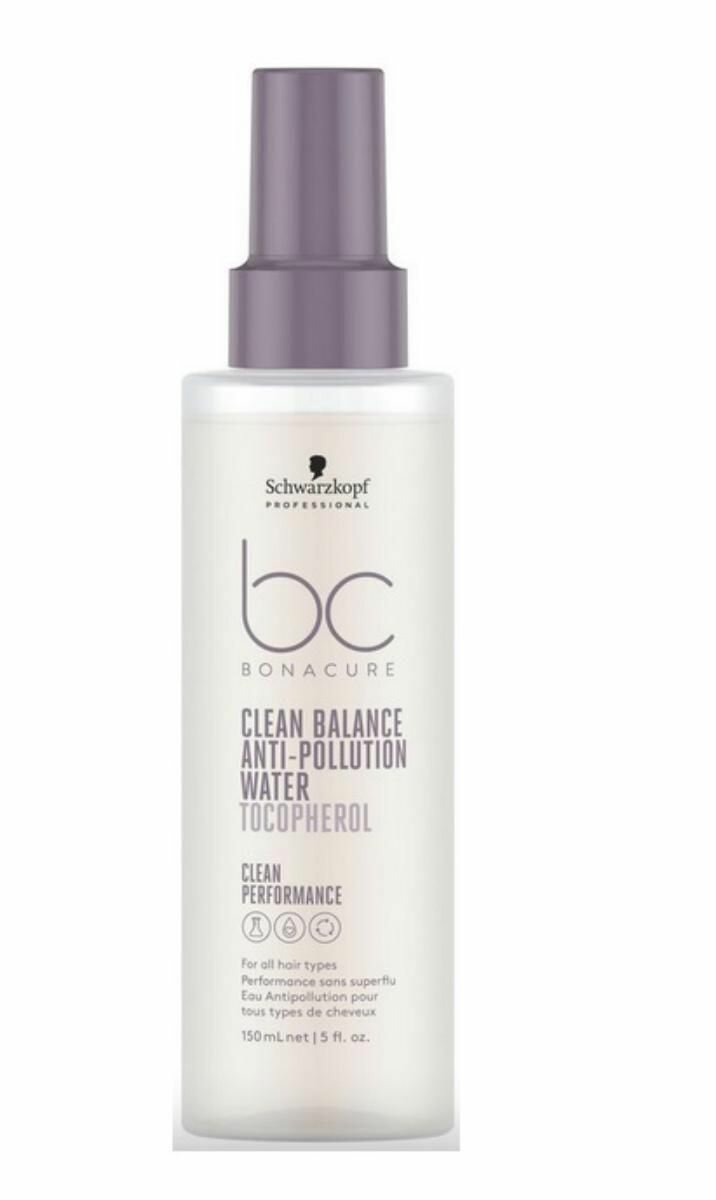 Schwarzkopf Bonacure Clean Balance Anti-Pollution Water - Спрей для защиты волос от загрязнений 150 мл