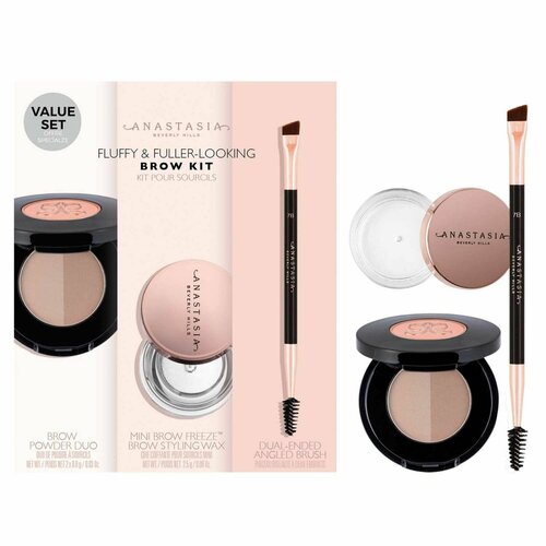 Набор Anastasia Beverly Hills - Fluffy Fuller-Looking Brow Kit Taupe 6900₽