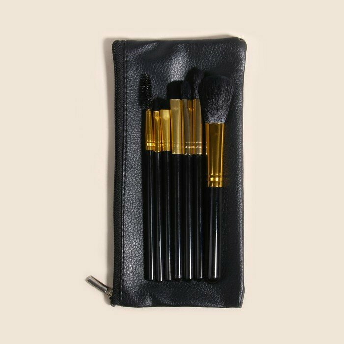 Queen Fair Набор кистей 4564261, 7 шт. черный — фото 1