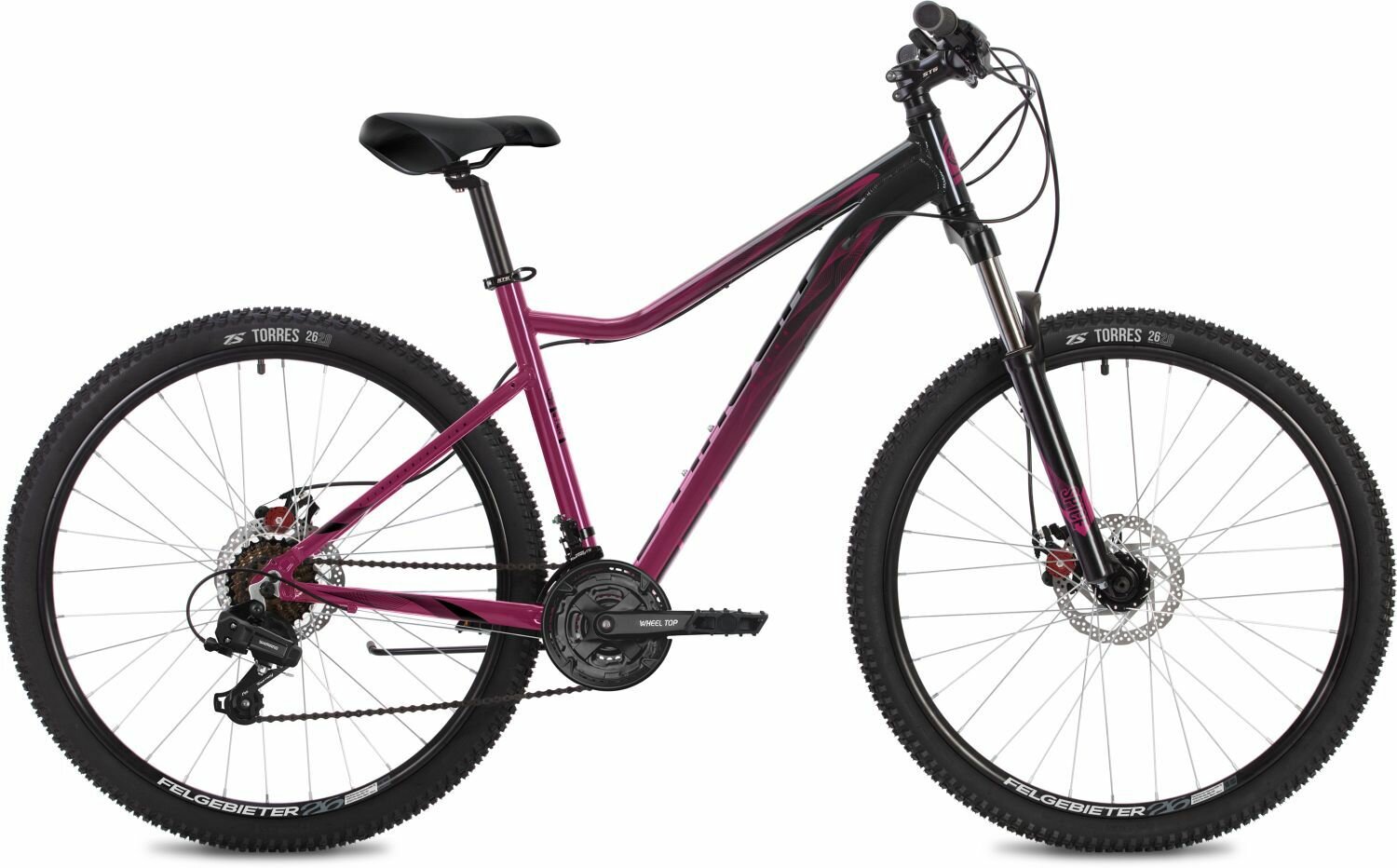 фото Велосипед STINGER 27.5" LAGUNA EVO красный, алюминий, размер 17"