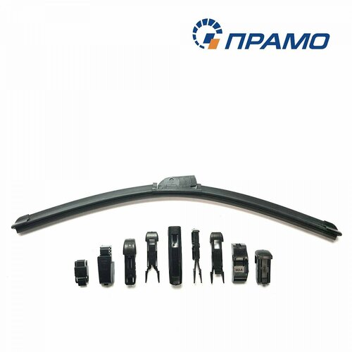 Щетка со прамо бескаркасная 480 мм 10 адаптеров арт WB-U-1480-P 1шт 424₽