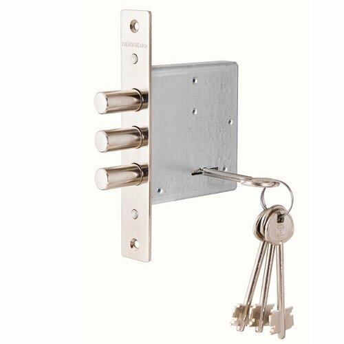 Замок врезной доп. сувальдный 07 RIGGER