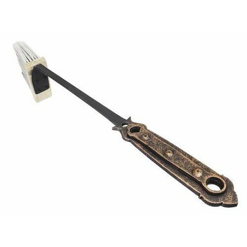 Щетка кованная для камина и золы 