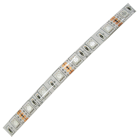 Ecola Лента св/д 12V 14.4W/m 60Led/m IP65 RGB 5м (гермет) PRO SMD5050 P5LM14ESB