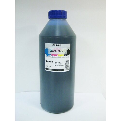 чернила для canon cli 8 pgi 5 bci 24 bci 21 bci 6 bci 3e black pigment 250мл master Чернила для Canon CLI-8/BCI-24/BCI-21/BCI-6/BCI-3e, cyan, 1л, Master