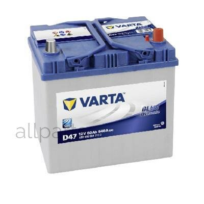 VARTA 560 410 054 Аккумулятор VARTA Blue Dynamic 60 А/ч обратный R+ 232x173x225 D23 EN 540 А