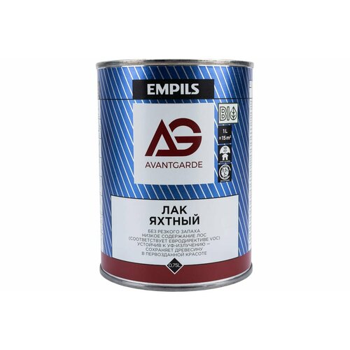 Avantgarde Лак высокой твердости яхтный полуматовый бесцветный 075 л 08 кг 77689 2000₽
