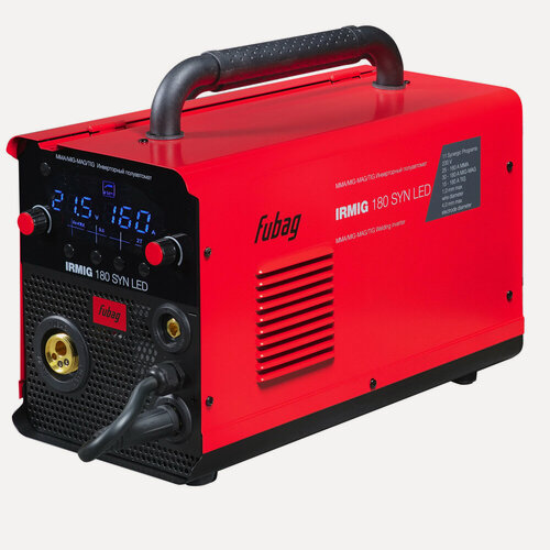 Изображение товара Сварочный полуавтомат инвертор FUBAG IRMIG 180 SYN LED, 180 А, 220 В