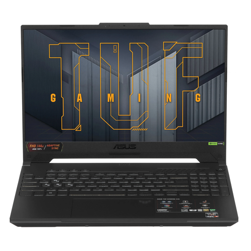 156 Ноутбук ASUS TUF Gaming A15 FA507NV-LP025 1920x1080 IPS AMD Ryzen 5 7535HS ядра 6 х 33 ГГц RAM 16 ГБ SSD 512 ГБ GeForce RTX 4060 для ноутбуков 8 ГБ без ОС серый 112300₽