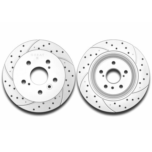 Тормозной диск Gerat DSK-R003P (задний) Platinum 1шт.