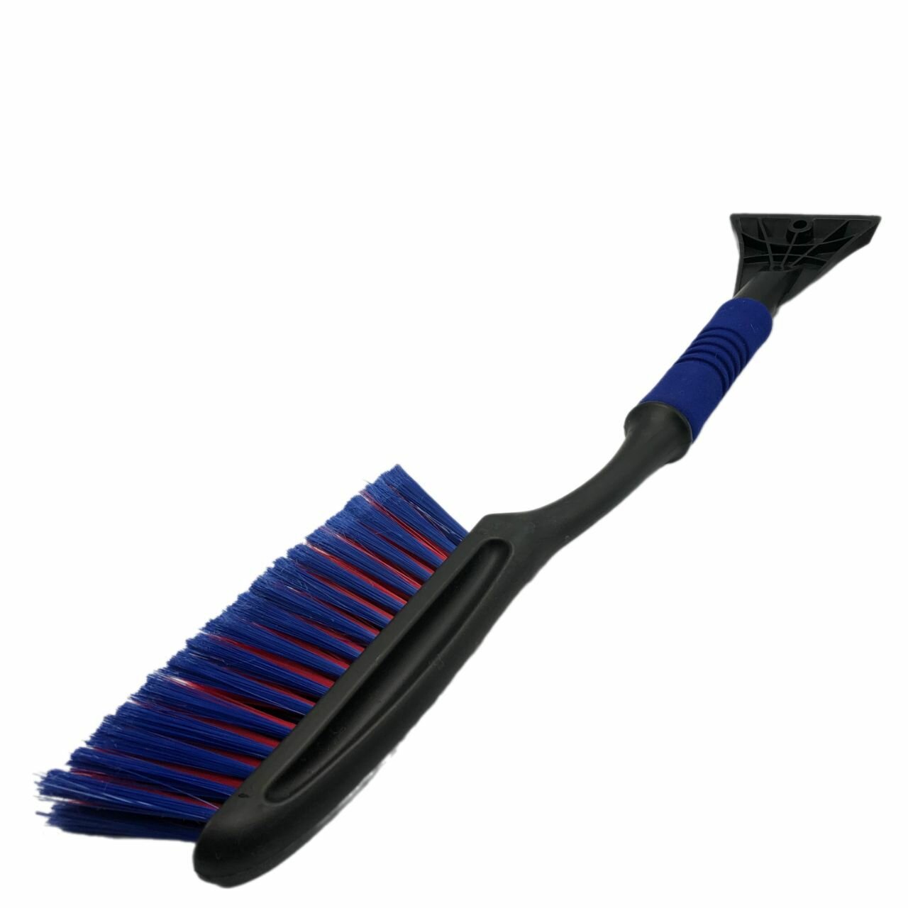 Щетка для снега, с ABS-пластиковым скребком, 600мм, синяя/черная — фото 1