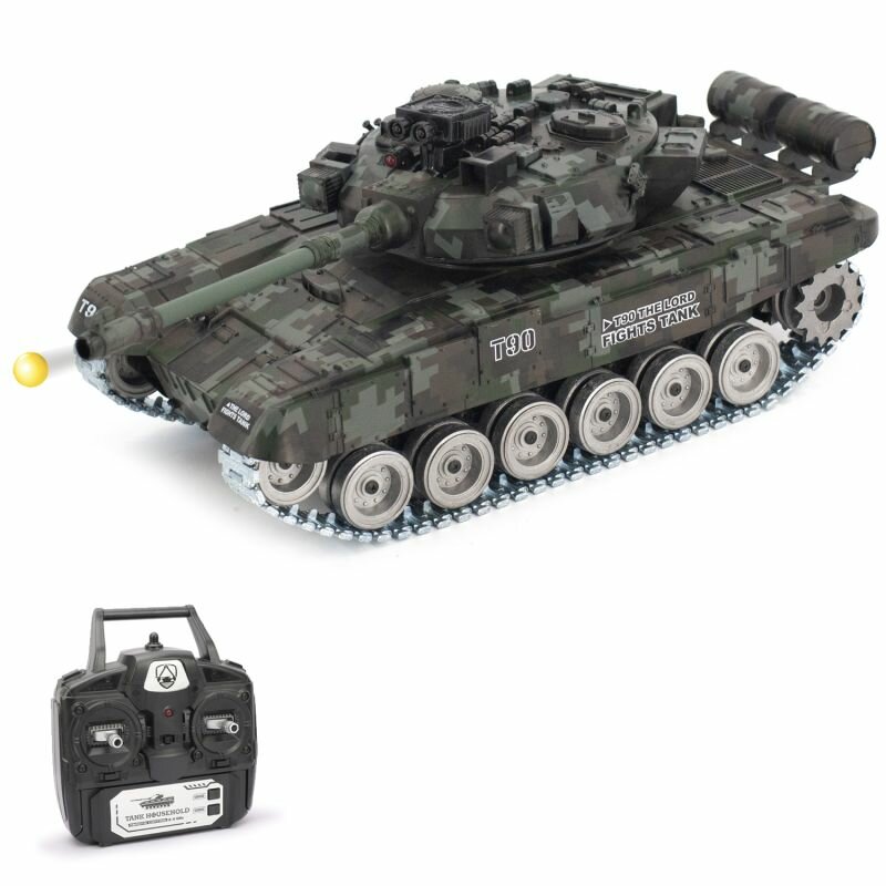 Другие танки/ БТР/ ПВО на радиоуправлении R-Wings Радиоуправляемый танк R-WINGS RUSSIA T-90 Vladimir - RWG021-818-PRO-CAMO