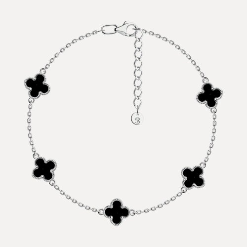 Изображение товара Браслет, серебро, 925 проба, родирование, эмаль