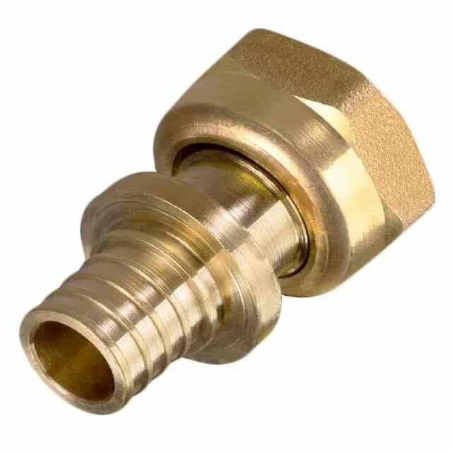 Муфта аксиальная латунная с накидной гайкой 16х3/4F TIM арт. H-JS1603F