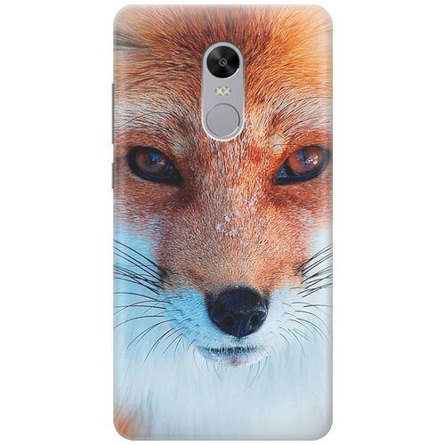 фото Силиконовый чехол на xiaomi redmi note 4x / сяоми редми ноут 4х с принтом "спокойный лис gosso