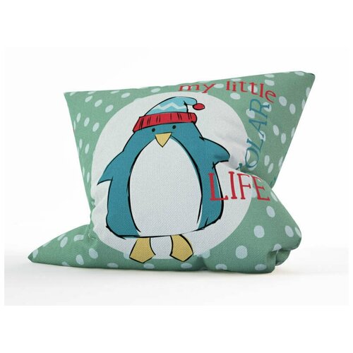фото Декоративная подушка пингвиненок (45х45) stickbutik