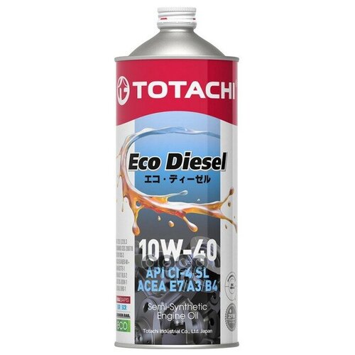 Масло моторное Totachi eco diesel semi-synthetic ci-4/sl 10w-40 1л (4562374690516) 11201 Totachi 11201