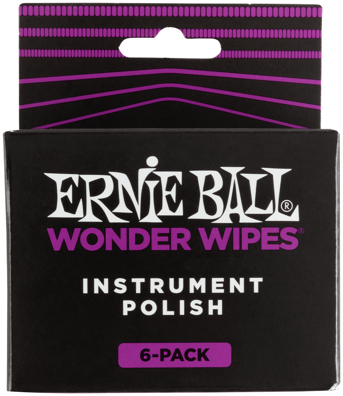 Ernie Ball 4278 Wonder Wipes Instrument Polish салфетки для полировки гитары, 6 шт