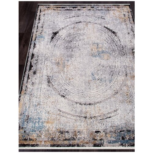 Ковер ERVA - Прямоугольник Черно-белый, Классический, Турция (300 см. на 500 см.)