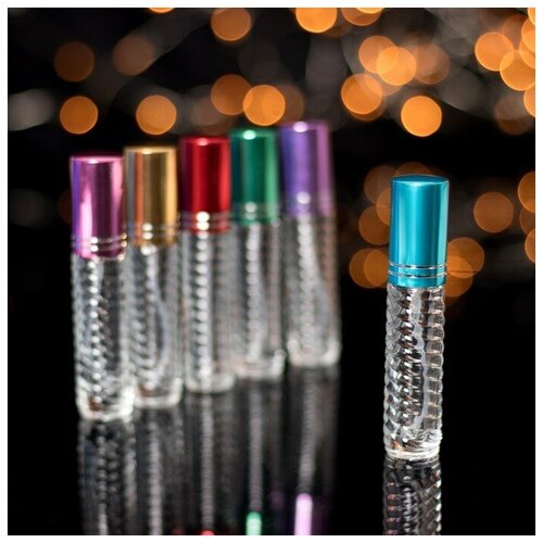 ONLITOP Флакон стеклянный для парфюма «Плетение», с распылителем, 5 мл, цвет микс