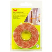 3M Двусторонняя лента 3M GPT-020F, прозрачная, 9 мм x 10 м