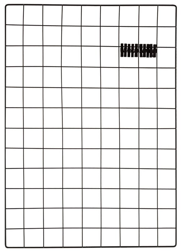 Органайзер-решетка 65х45 см (10 клипс в комплекте) (007128) (мудборд)