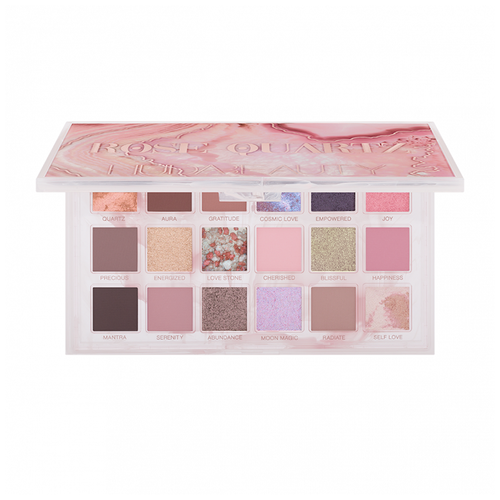 Huda Beauty Палетка теней Rose Quartz Eyeshadow Palette, 16 г huda beauty naughty eyeshadow palette