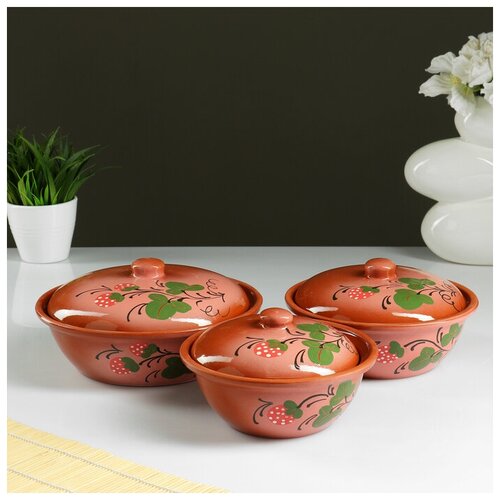 фото Набор для микроволновой печи: 0,5/0,5/0,8л mikimarket