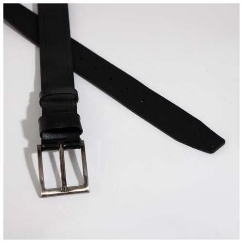фото Ремень мужской, ширина 3.8 см, винт, пряжка металл, цвет чёрный yandex market