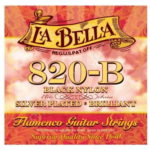 La Bella 820B Flamenco Medium Струны для классической гитары galli gr65 струны для классической гитары 29 44 medium