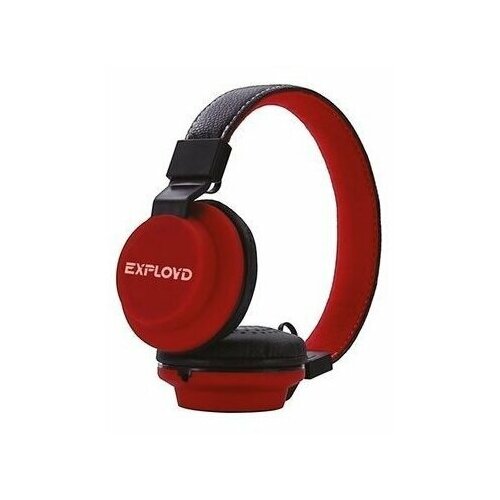 Наушники с микрофоном EXPLOYD EX-HP-911 красный 70000₽